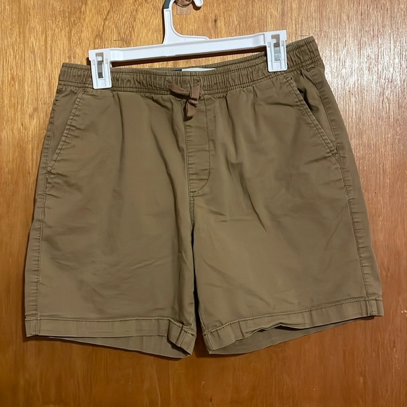•OLD NAVY•MENS 7" INSEAM TAN JOGGER BUILT-IN FLEX SHORTS SIZE MEDIUM - Picture 7 of 7